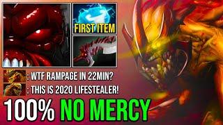WTF RAMPAGE LIFESTEALER Crazy Right Click Meta With Abyssal Blade Rage Monster 7.24 Dota 2