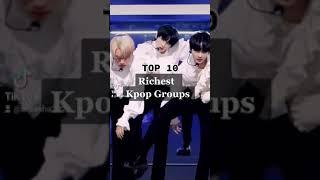 top 10 richest K-pop group