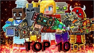 Pixel Gun 3D - Top 10 Most Popular Heavy Weapons by subscribers (Month 2)