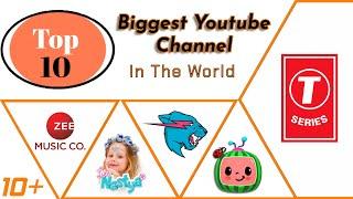 Top 10 Biggest Youtube Channels in the world | Top ten info | 10 most famous youtube channels 2022