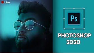 Glow in the Dark Portrait Effect Photoshop Tutorial 2020 #photoshop