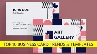 Top 10 Business Card Trends & Templates for 2020