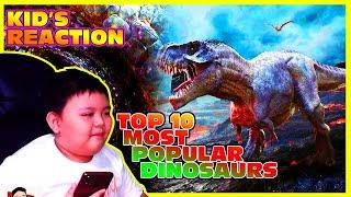 TOP 10 MOST POPULAR DINOSAURS | Kid's Review (Tagalog)