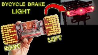 How to make Remote Control Bycycle Led Brake Tail Light at home || Led Brake Light For Bycycle