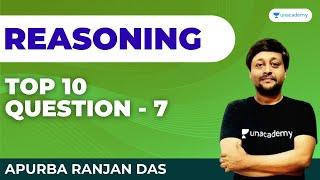 Mission OPSC/OCS/ASO | Top 10 question of Reasoning | Part 7 | Apurba Ranjan Das | Unacademy OPSC