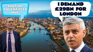 Sadiq Khan Ridiculed For Demanding £29Bn Bailout Despite Wanting To Lockdown London