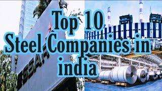 Top 10 Steel Companies in India//Steel Companies in India//Top 10 Manufacturing in India