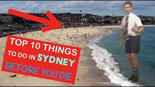 TEN THINGS YOU NEED TO DO IN SYDNEY!! - TOP 10 LIST