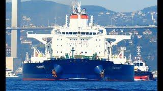 Top 10 Large Oil Chemical Tanker Ships Work In Bosphorus Strait