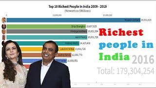 TOP 10 RICHEST PEOPLE IN INDIA (2009-2019)