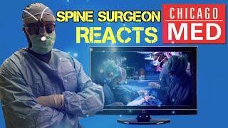 Spine Surgeon Reacts to Chicago Med | Spine Episode