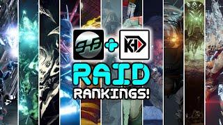 Ranking ALL 11 RAIDS With Rick Kackis!!