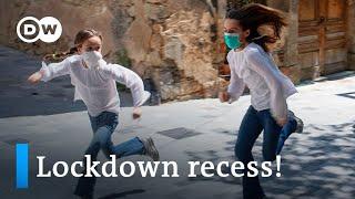 Spain lets kids out to play after 6 weeks of coronavirus lockdown | DW News