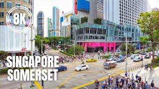 Singapore 8K: Somerset Weekend Walk (April 2021)