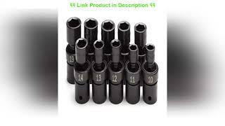 Top 10 SK Hand Tools 34351 10-Piece 1/2-Inch Drive 6 Point Swivel Metric Impact Socket Set