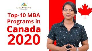 MBA in Canada: Top-10 Colleges in 2020