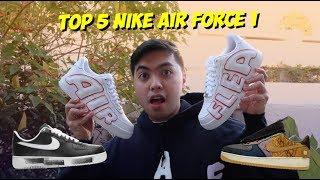 TOP 5 NIKE AIR FORCE 1 RELEASES FOR 2019 | ChummiTV