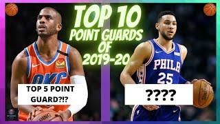 TOP 10 POINT GUARDS of the 2019 20 NBA season