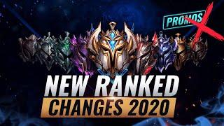 HUGE UPDATE: NEW RANKED CHANGES 2020: Promos Gone? - League of Legends Season 10