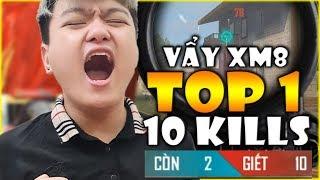 [Free Fire] Vẩy XM8 Quái Thú Top 1 10 Mạng Cực Gắt