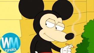 ¡Top 10 Veces que FAMILY GUY se Burló de DISNEY!