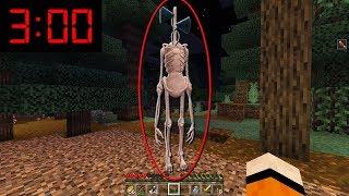 I FOUND SIREN HEAD AT 3AM IN MINECRAFT!!! *HORRIFYING*