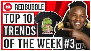 Top 10 Redbubble Trends of the Week with Low Competition #3 Make these Designs! 