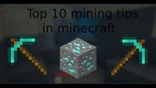 Top 10 mining tips in Minecraft! (feat. Cheeto head)