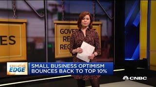 Small business optimism bounces back to top 10%