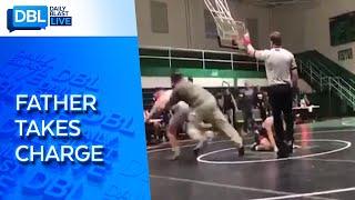 Father Tackles Son's Wrestling Opponent