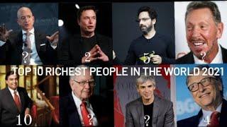 TOP 10 RICHEST PEOPLE IN THE WORLD (2021)AUGUST MONTH  #billionaire  #top10