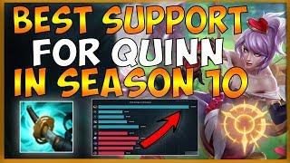 QUINN'S BEST SUPPORT SYNERGY FOR SEASON 10 (DOMINATE ANY BOT LANE) - League of Legends