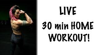 30 Minute FUN Interval Bodyweight at Home Workout!