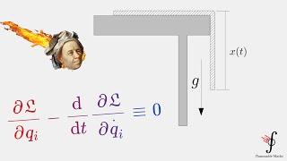 A Rope Sliding Down a Table [Lagrangian Formalism Approach]