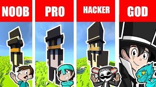 MINECRAFT NOOB VS PRO VS HACKER VS GOD: ELALDE MINECRAFT ANIMATION