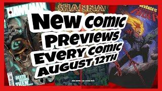 New Comics August 12th 2020 Previews Every Comic Book And Publisher GIVEAWAY VIDEO Great Speculation