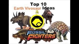 Top 10 Earth-Element Vivosaur Ideas for a Future "Fossil Fighters" Game