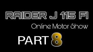 RAIDER J 115 FI SETUPS | ONLINE MOTORSHOW PART 8