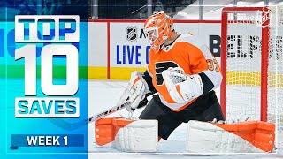 Top 10 Saves from Week 1 | 2021 NHL Season