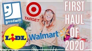 FIRST HAUL OF 2020 | Goodwill, Lidl, Target, Walmart & World Market