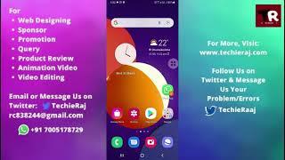 Samsung A10S Auto Call Recording Not Working Problem Solved