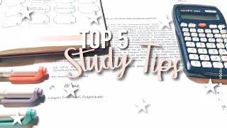 My Top 5 Study Tips I How I get straight A's I German High School Student