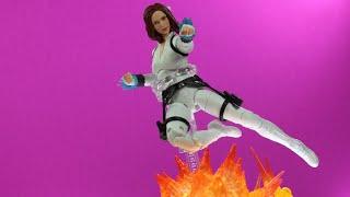 MARVEL LEGENDS DELUXE BLACK WIDOW ACTION FIGURE REVIEW