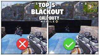 TOP 5 New Secret Places in CODM BLACKOUT MAP | CODM TIPS AND TRICKS