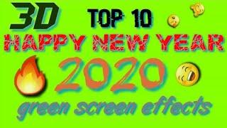 3D HAPPY NEW YEAR 2020 Green Screen effect |top 10 wishing Happy New year green screen tutorial