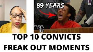 TOP 10 CONVICTS WHO FREAKED OUT AFTER GIVEN A LIFE SENTENCE | REACTION