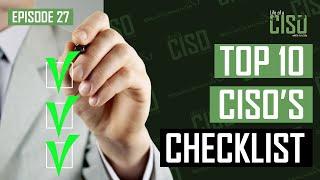 Top 10 Checklist: Become a Successful CISO in 2021