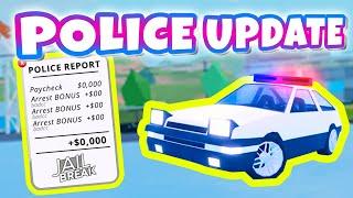 NEW POLICE UPDATE INFORMATION IS HERE (Roblox Jailbreak)