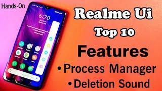 (Hands-On) Realme Ui Top 10 Features - Deletion Sound, Process Manager, OSIE etc. @WepClick