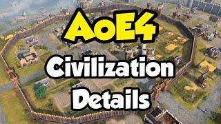 AoE4 - more info about civilizations revealed!